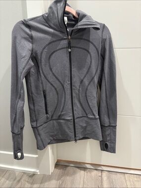 lululemon athletica Charcoal Gray Full-Zip Hoodie Jacket